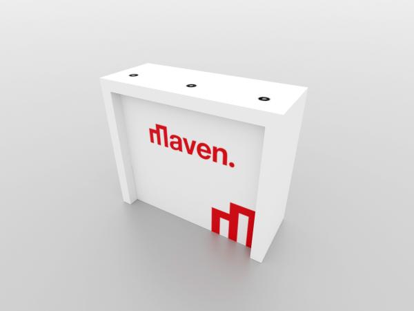 MOD-1563C Trade Show Display Counter with Charging Ports -- Image 2